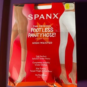 Spanx High Waist Footless Pantyhose